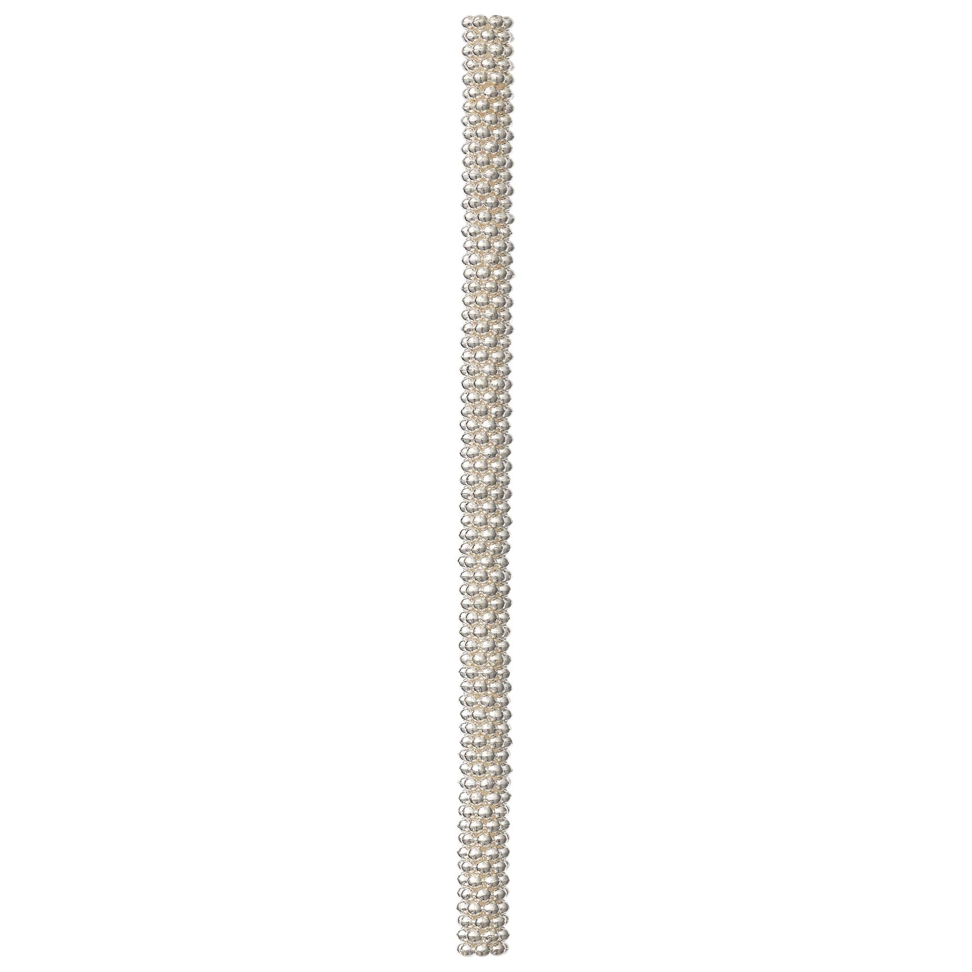 9 Packs: 68 ct. (612 total) Silver Metal Large Dot Rondelle Beads, 8mm by Bead Landing™